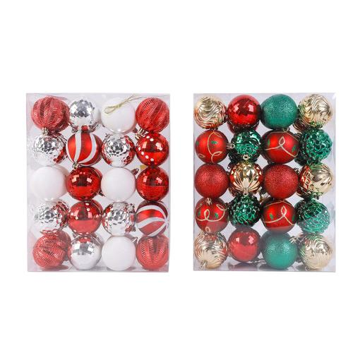Bauble Pack Fancy 6cm Pk40