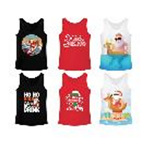 Singlet Xmas Mens 1pc