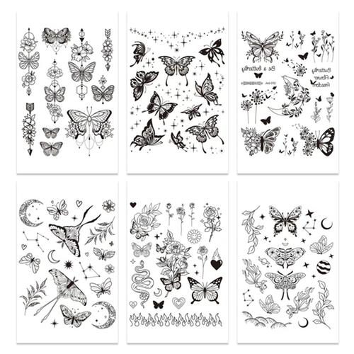 Tattoo Temp 12x15.8cm FLOWER 1pc