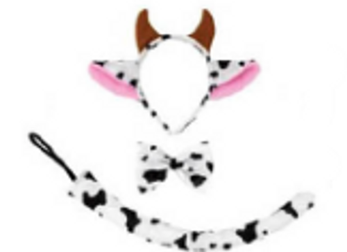 Animal 3pcs set (deluxe cow)