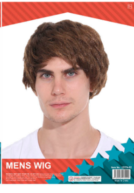 Men's Short Wig (Brown)