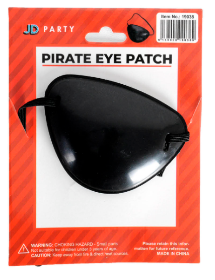 Pirate Eye Patch (Black)