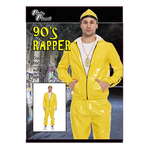 90S HIP HOP COSTUME -JACKET, PANTS, HAT