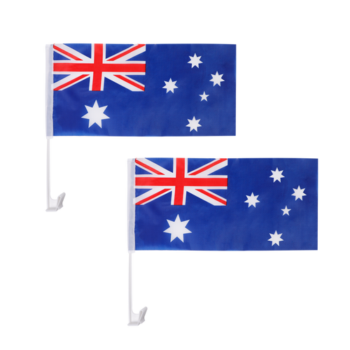 Aussie Flag Car Pk2