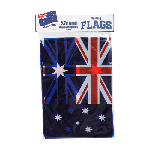 Aussie Flag Bunt PVC 5.7mtr
