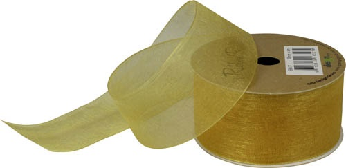 RIBB ROLL O 38MMX4M GOLD