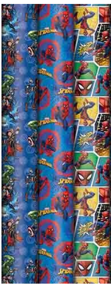 FSC MIX WRAP ROLL 2MX700MM MARVEL