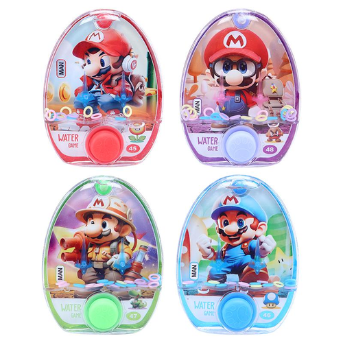 Hand Held Water Skill Game Power Play 8cm x 10cm 4 Assorted Designs 1pc