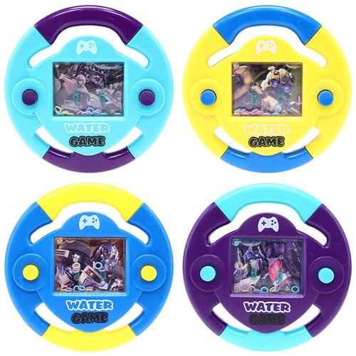 Hand Held Water Skill Game Gear Shift 13cm x 13cm x 2.5cm 4 Assorted Designs