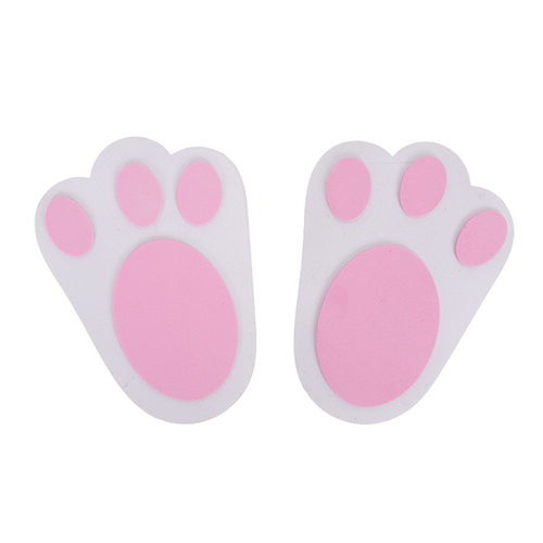 4PC EVA BUNNY FOOT PRINT 10.5X15CM