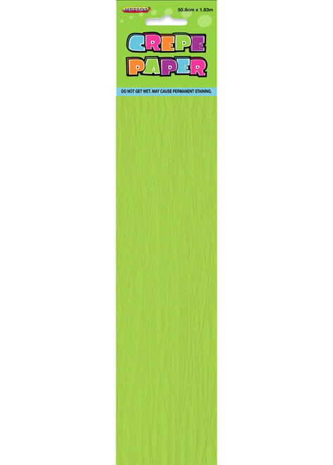 CREPE PAPER - LIME GREEN