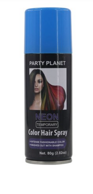 80g HAIR SPRAY-NEON BLUE
