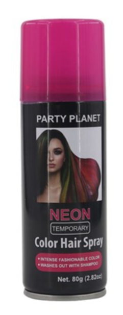 80g HAIR SPRAY-NEON PINK