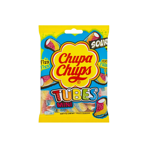 Chupa Chups Sour Mni Tubes 90g