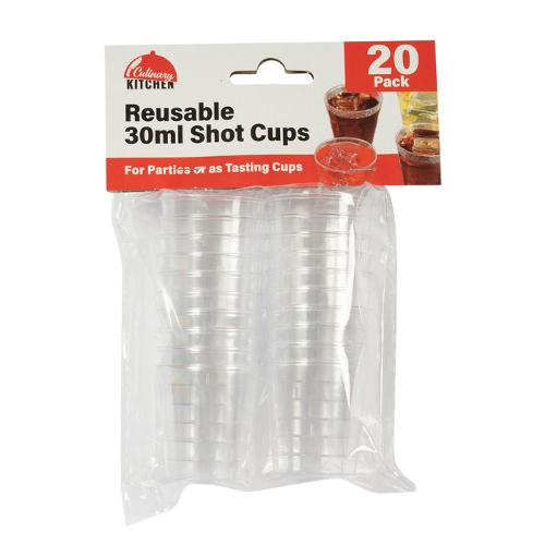 Shot Cup Disposable Pk20