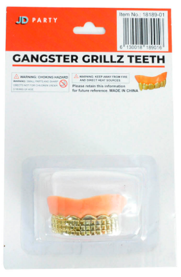 Grillz Gangster Teeth (Gold)