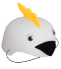 Animal Hat (S) (Cockatoo)
