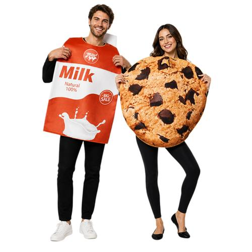 Costume Couple Milk and Cookie