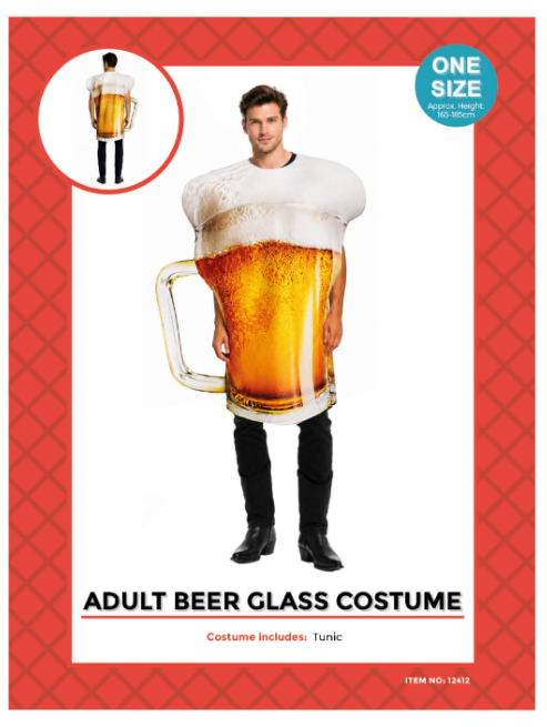 Adult Beer Glass Costume