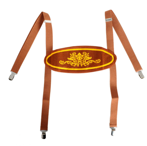 German Lederhosen Suspenders (Brown)