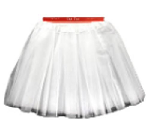 Tulle Ballerina Tutu (S) (White)