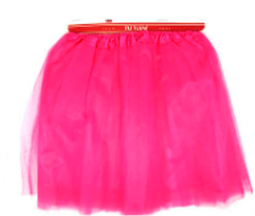 Tulle Ballerina Tutu (M) (Hot Pink)