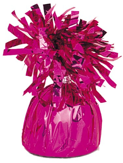 FOIL BALLOON WGT - HOT PINK