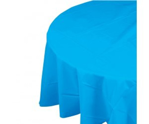 FS Rnd Tablecover 2.1m Elec Blue 1pk