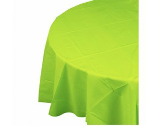 FS Rnd Tablecover 2.1m Lime Green 1pk