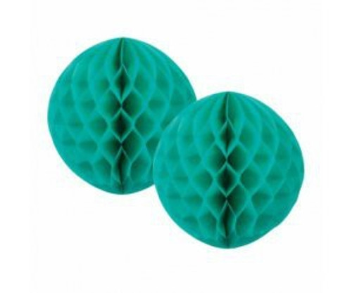 FS Honeycomb Ball Classic Turq15cm 2pk