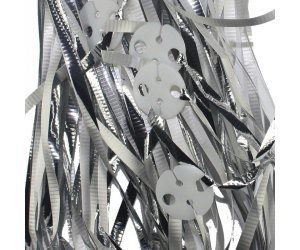 FS 25's Clipped Balloon Ribbon Met/Silver