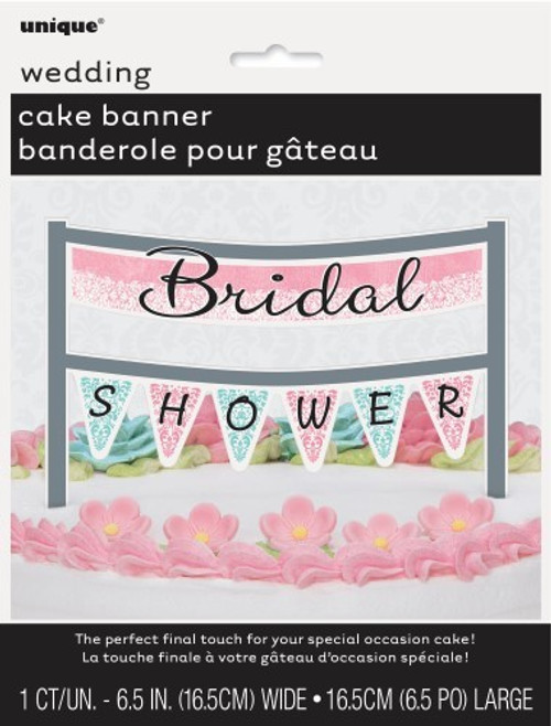 BRIDAL SHOWER CAKE BANNER