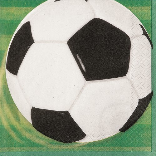 3D SOCCER 16 LUNCH NAPKINS