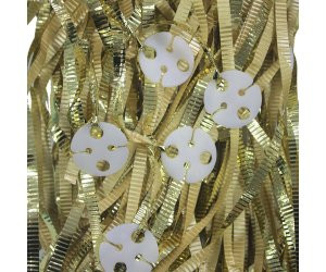 FS 25's Clipped Balloon Ribbon Met/Gold