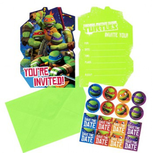 Teenage Mutant Ninja Turtles Invitation