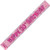 GLITZ PINK FOIL BANNER 50 12ft