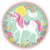 Magical Unicorn Dinner Plates Round Pape