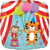 45cm Circus Tent & Animals Party Theme