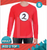 Adult Red 2 Long Sleeve Top