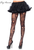 Sugar Skull Net Pantyhose BLACK
