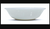 White Melamine Round Bowl - 35cm x 8.6cm