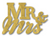 SCATTERS JUMBO 30PK MR&MRS GOLD