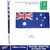 Flag Australia Jumbo on Plastic Stick 195cm x 97.5cm