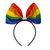 Rainbow Headband Bow