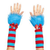 Red & Blue Stripe Gloves
