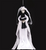 60CM HANGING BRIDE W/GROOM HEAD