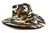 Camouflage Cowboy Hat Light Brown, Dark Brown & Beige