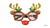 Party Glasses Rudolf Reindeer