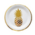 Pineapple Plates 23cm 6pk*