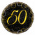 GLITZ GOLD 50TH BIRTHDAY 45CM (18") FOIL BALLOON